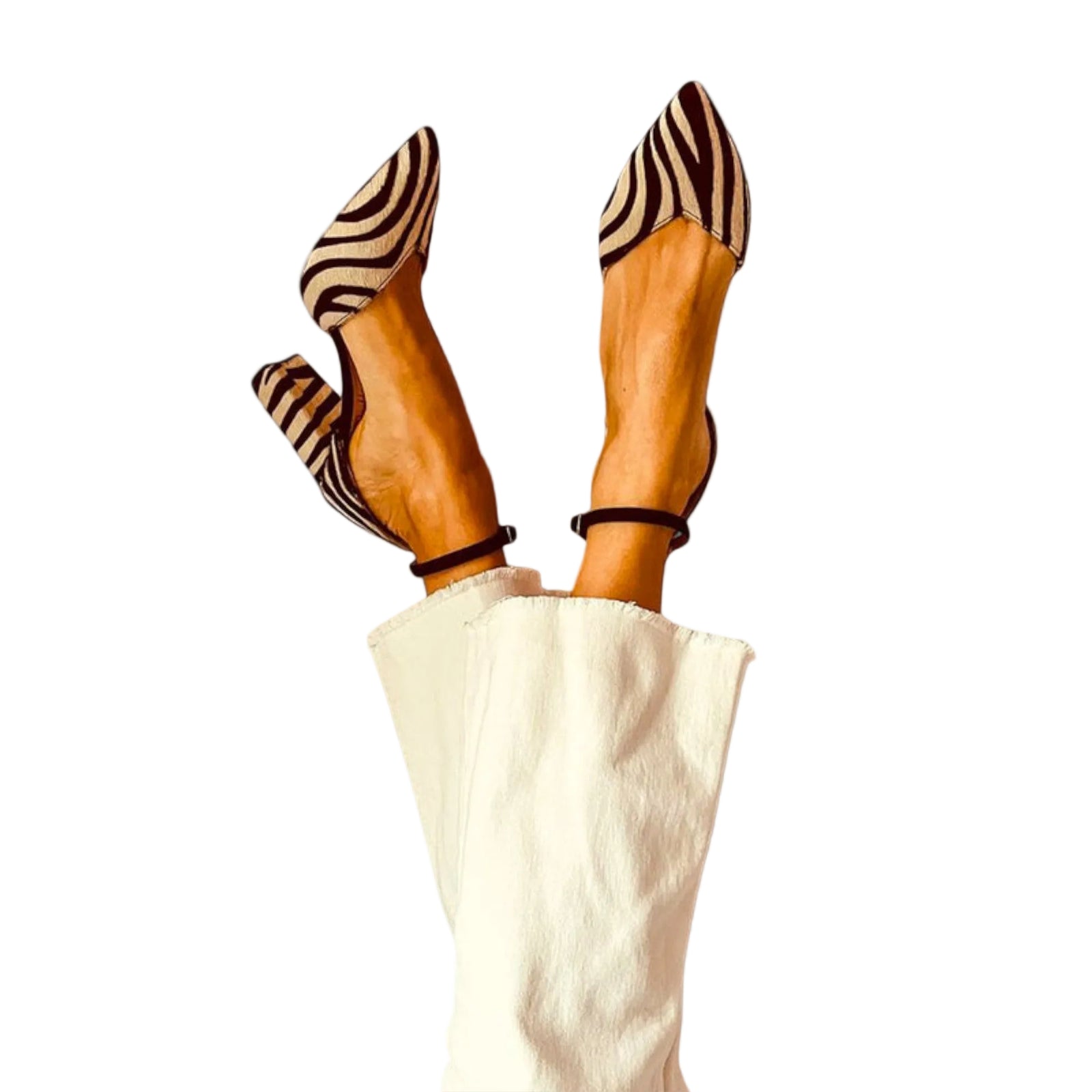 Chaussures à Talons Hauts Femme Imprimé Zèbre 0