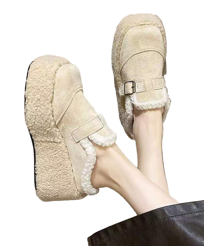 Chaussures à Talons Wedge en Suède pour Femmes 0