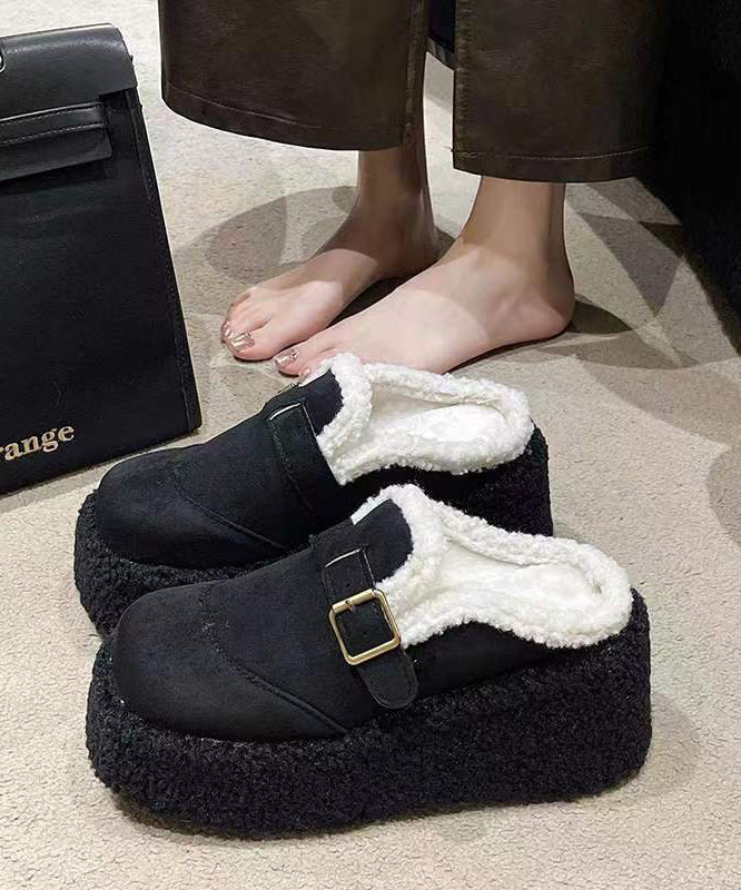 Chaussures à Talons Wedge en Suède pour Femmes 2