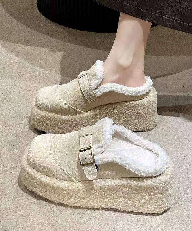 Chaussures à Talons Wedge en Suède pour Femmes 3