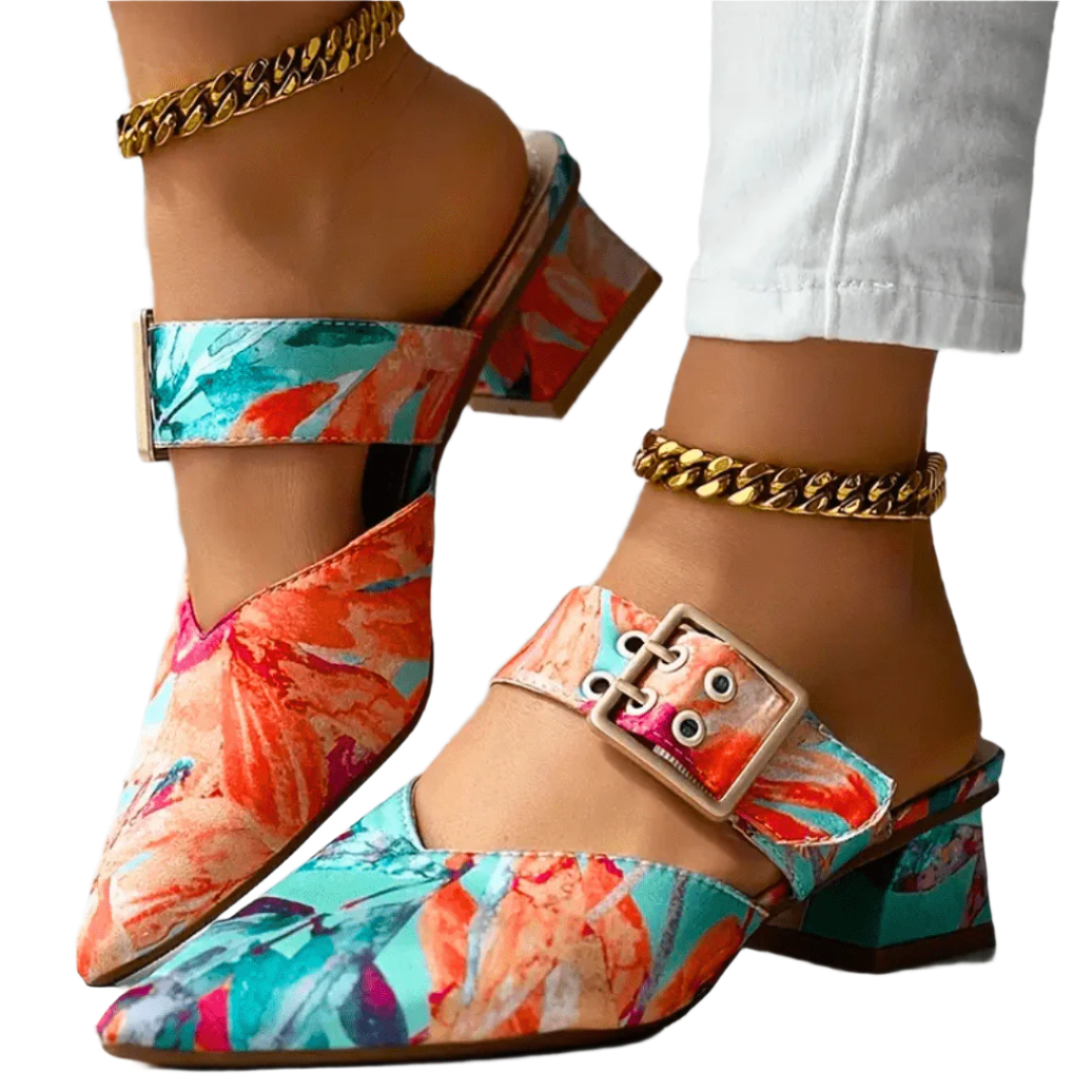 Chaussures à Talons pour Femmes Confort Orthopédique en Cuir 0