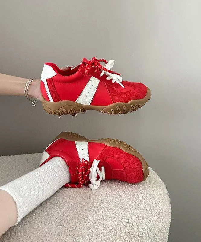 Chaussures à talons compensés décontractées pour femmes à lacets 2