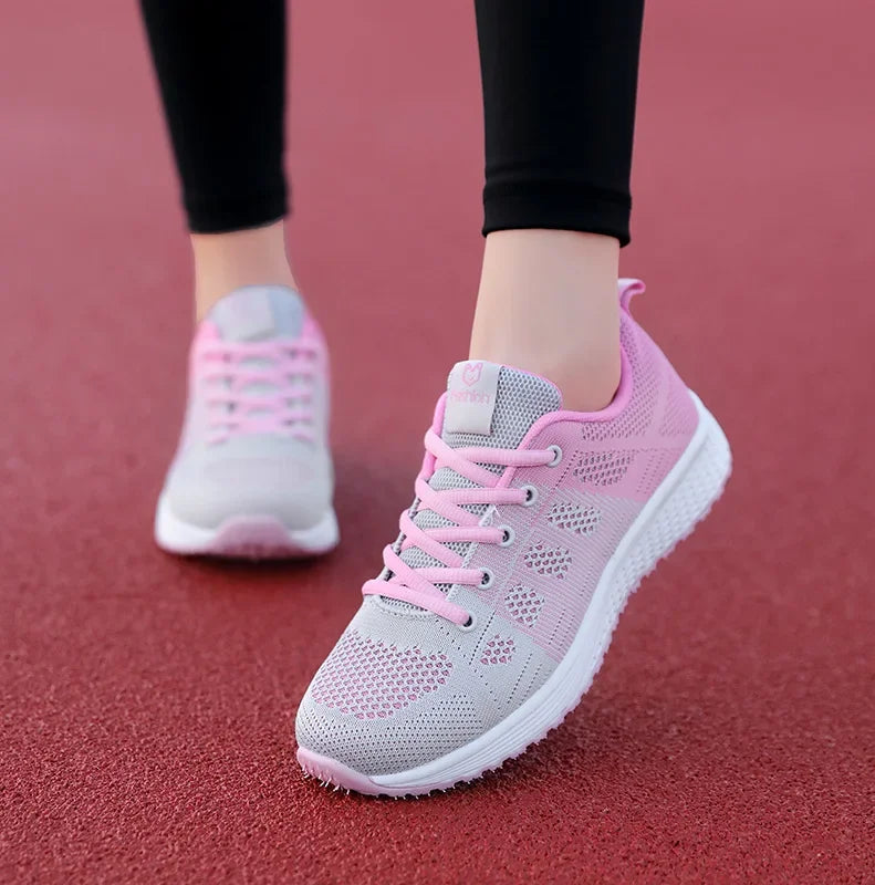 Chaussures de Marche Femme Confortables Textile Respirant 5
