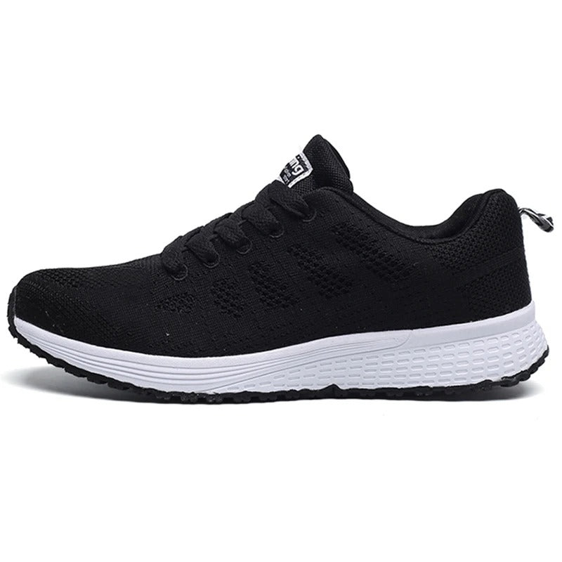 Chaussures de Marche Femme Confortables Tissu Respirant Semelle Caoutchouc 1