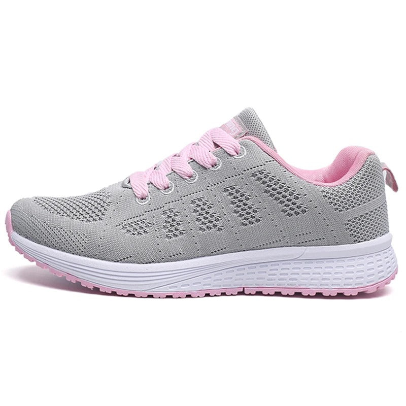 Chaussures de Marche Femme Confortables Tissu Respirant Semelle Caoutchouc 5