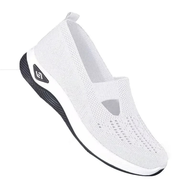 Chaussures de Marche Femme Confortables en Tissu Respirant et Semelle en Mousse à Mémoire 10