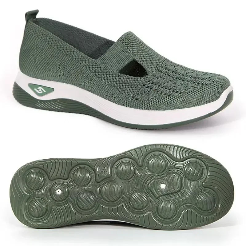 Chaussures de Marche Femme Confortables en Tissu Respirant et Semelle en Mousse à Mémoire 13