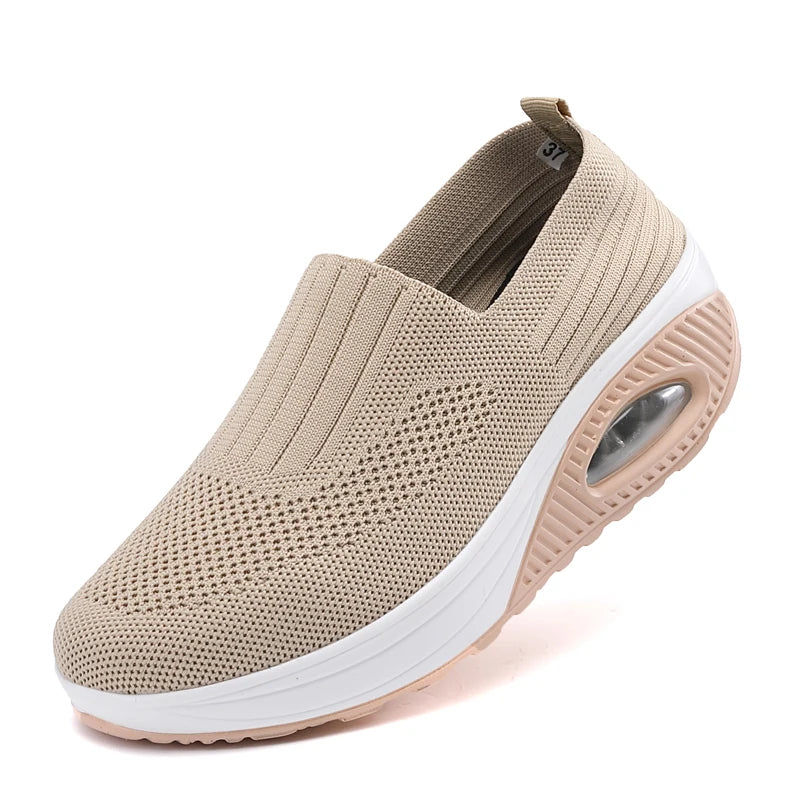 Chaussures de Marche pour Femmes Semelle Air Cushion Non Glissante 9