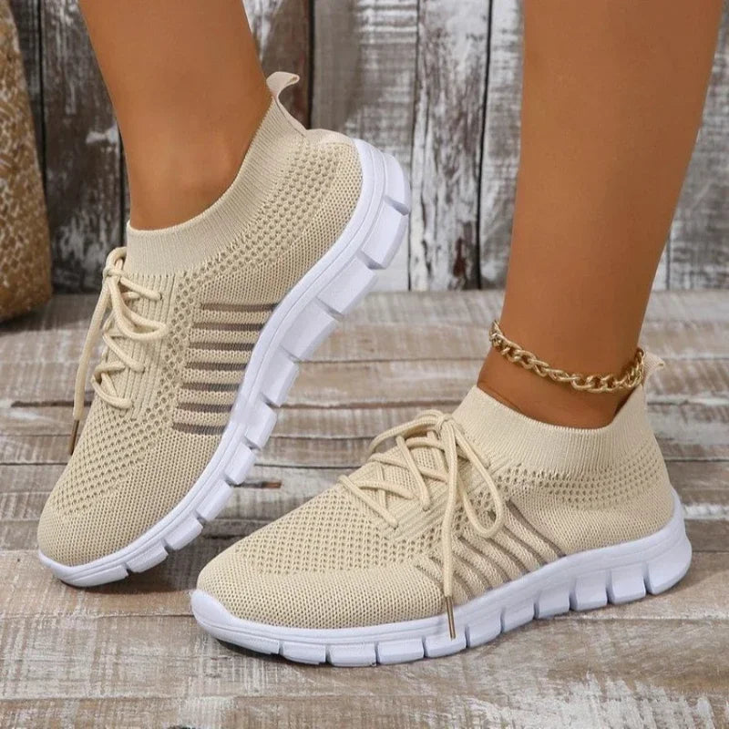 Chaussures de Sport Femme Respirantes en Maille Décontractées 12
