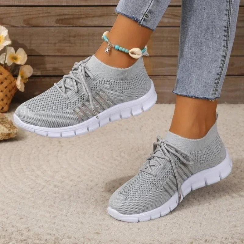 Chaussures de Sport Femme Respirantes en Maille Décontractées 2