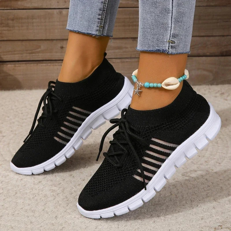 Chaussures de Sport Femme Respirantes en Maille Décontractées 6