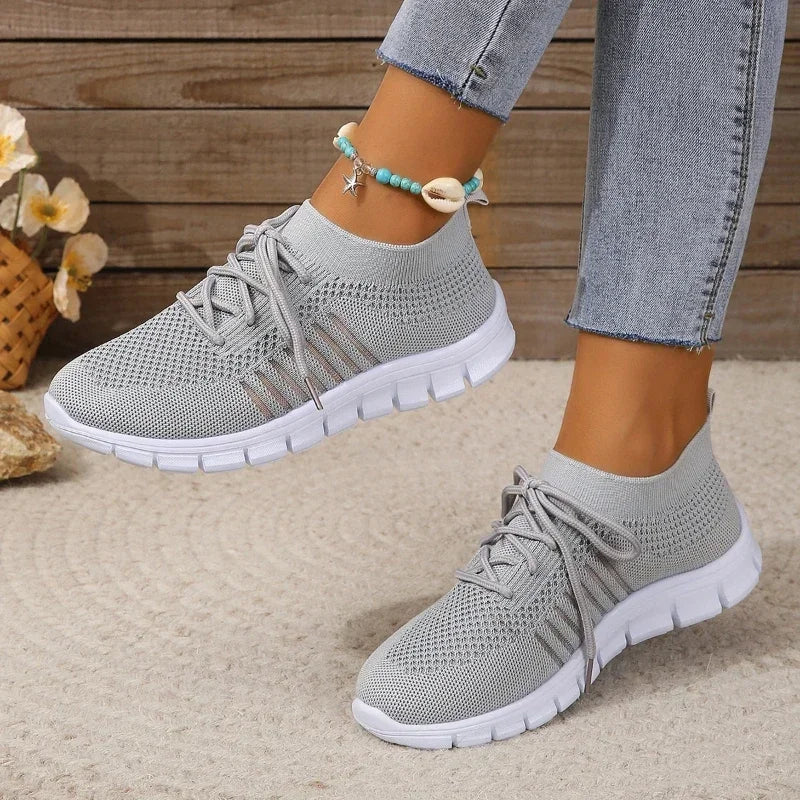 Chaussures de Sport Femme Respirantes en Maille Décontractées 7