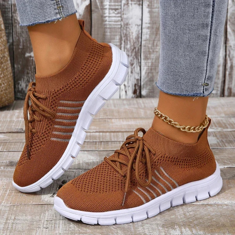 Chaussures de Sport Femme Respirantes en Maille Décontractées 8