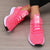 Chaussures de Sport Femme à Plateforme Synthétique et Textile Design Tendance 4