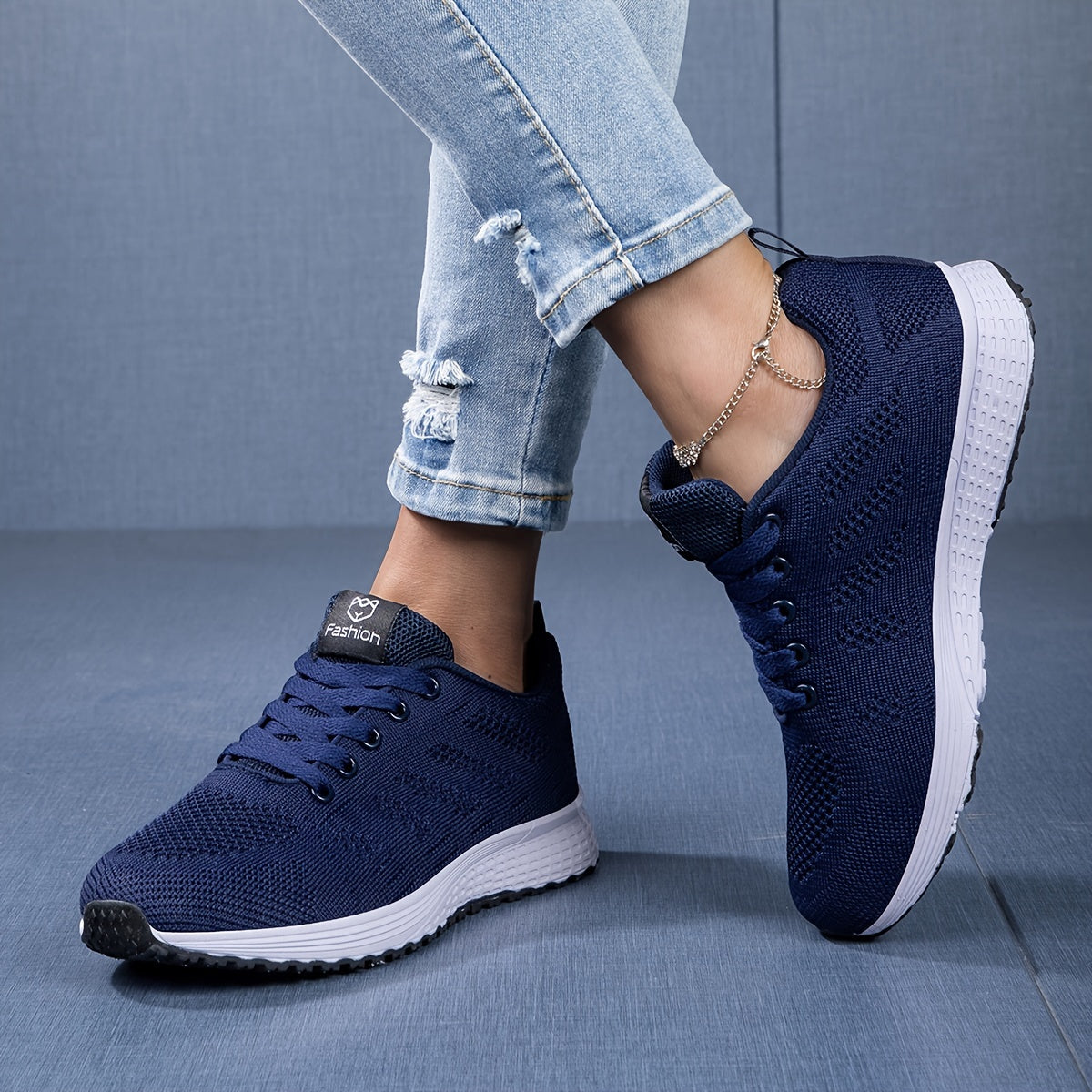Chaussures de Sport Tricotées pour Femmes Style Camouflage 3