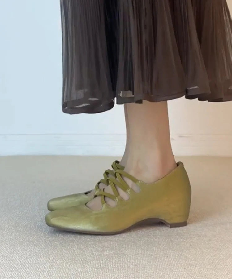 Chaussures de danse femme à bout carré et bride croisée avec talon compensé 3