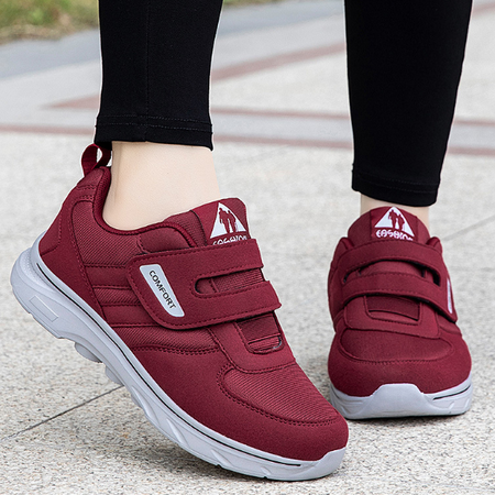 Chaussures de marche femme Velcro Tissu Respirant Antidérapant 9