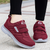 Chaussures de marche femme Velcro Tissu Respirant Antidérapant 9