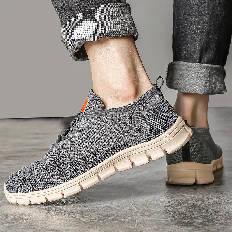 Chaussures de marche légères pour hommes en toile 1