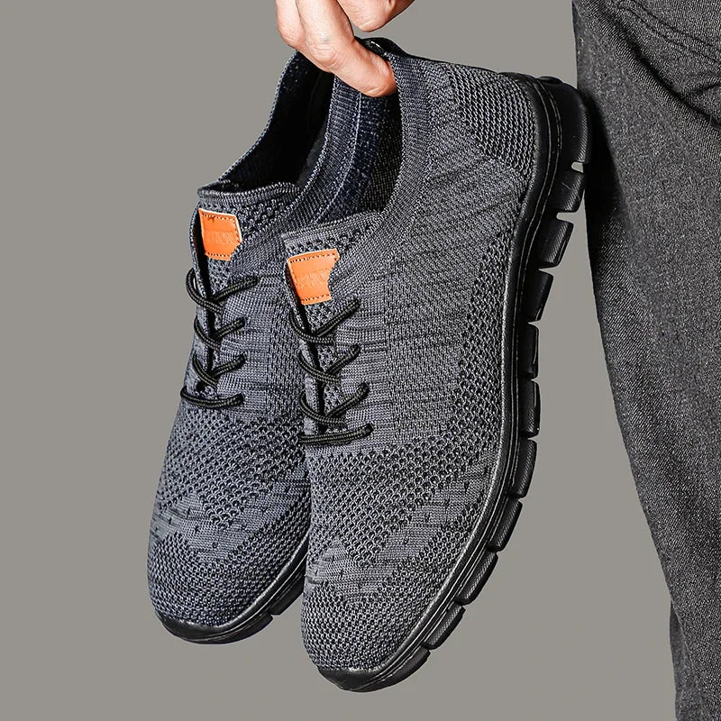 Chaussures de marche légères pour hommes en toile 5