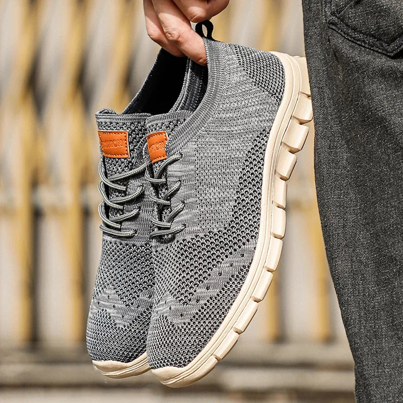 Chaussures de marche légères pour hommes en toile 6