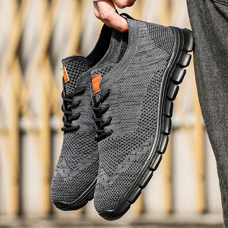 Chaussures de marche légères pour hommes en toile 7