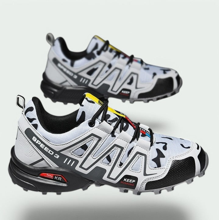 Chaussures de randonnée pour hommes en caoutchouc imperméable, idéales pour la randonnée et l'usage quotidien. 2