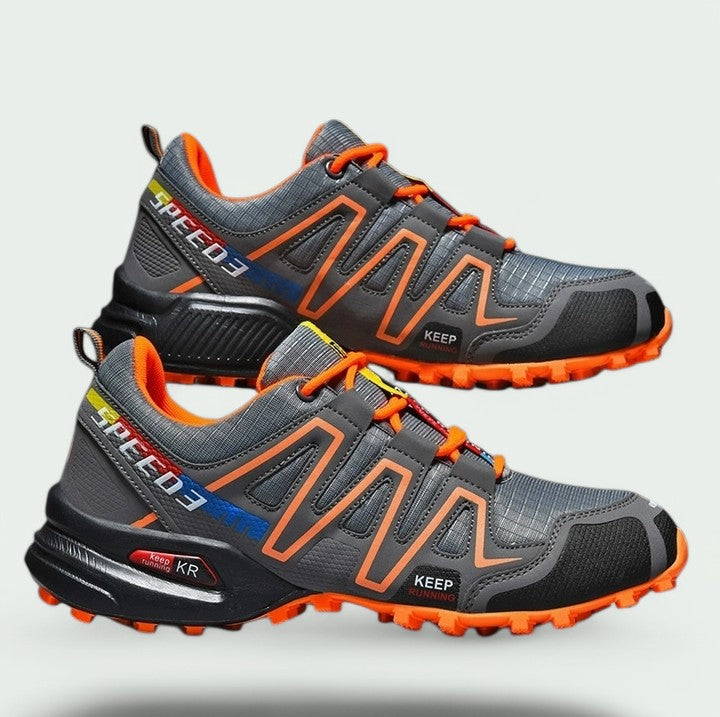 Chaussures de randonnée pour hommes en caoutchouc imperméable, idéales pour la randonnée et l'usage quotidien. 7