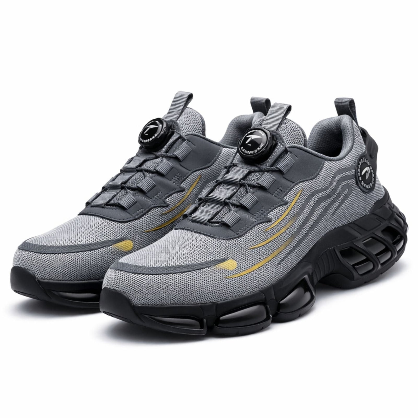 Chaussures de sécurité pour hommes avec embout en acier et semelles antidérapantes 4