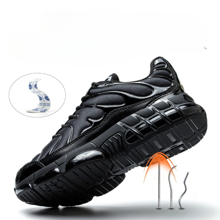 Chaussures de sécurité pour hommes avec protection en acier et design sportif 3