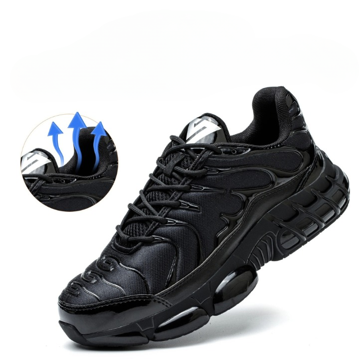 Chaussures de sécurité pour hommes avec protection en acier et design sportif 4