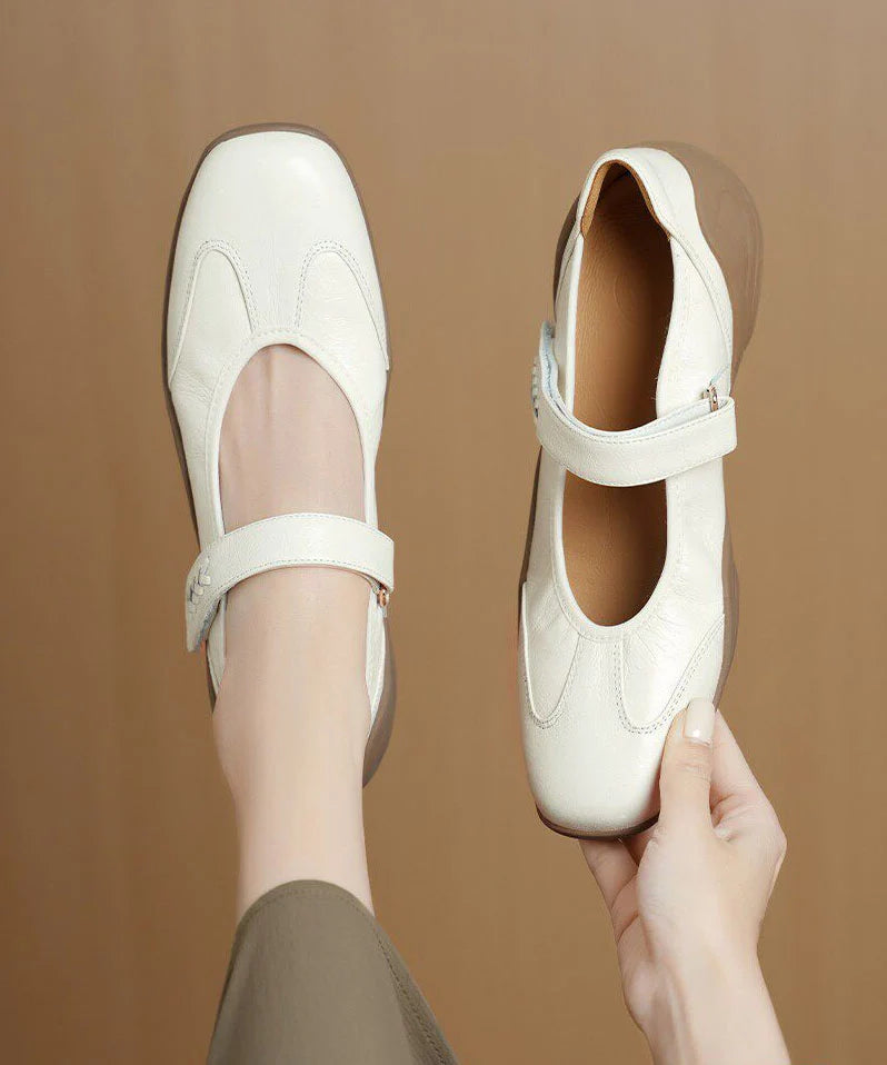 Chaussures plates à boucle pour femme 1