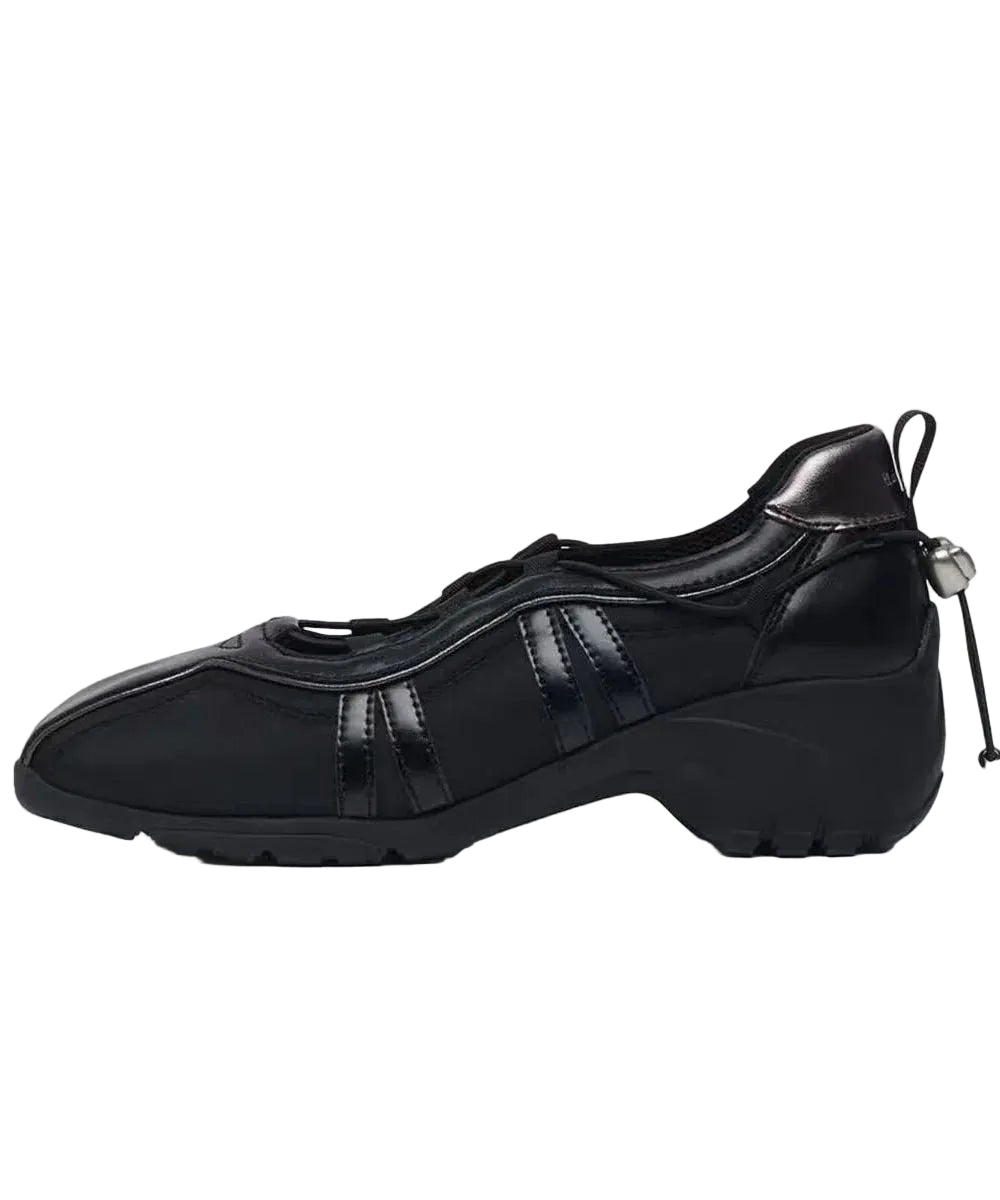 Chaussures plates femme style rétro à brides croisées et semelle épaisse 0