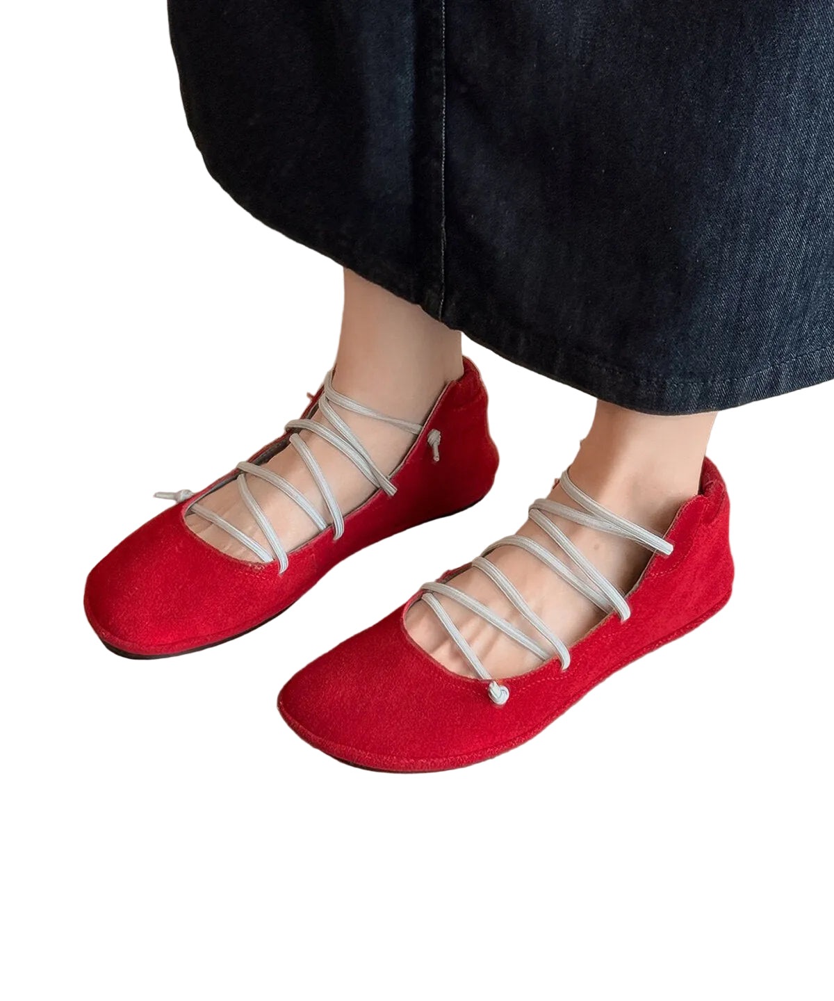 Chaussures plates pour femmes à sangles croisées 2