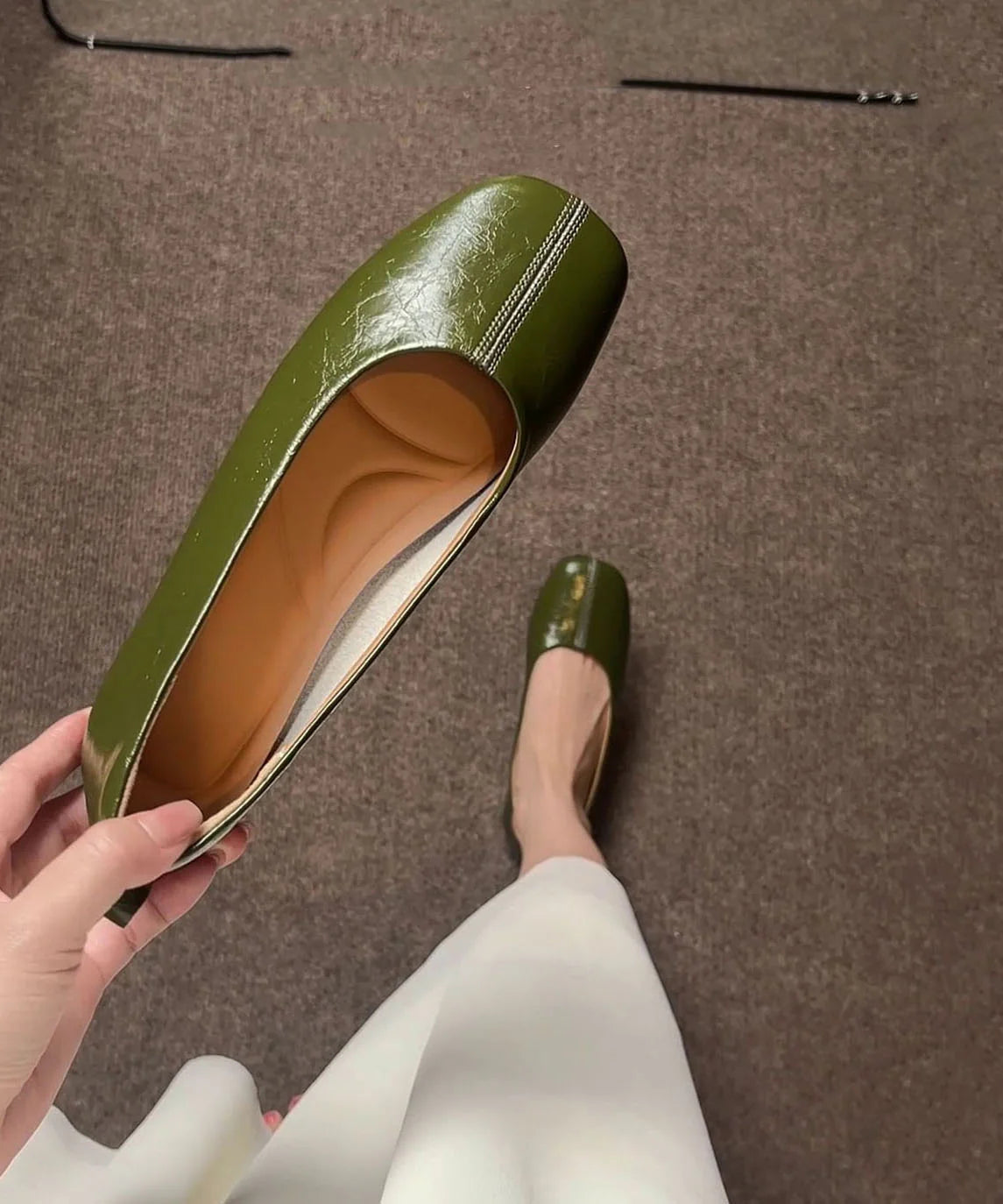 Chaussures plates pour femmes style classique 0