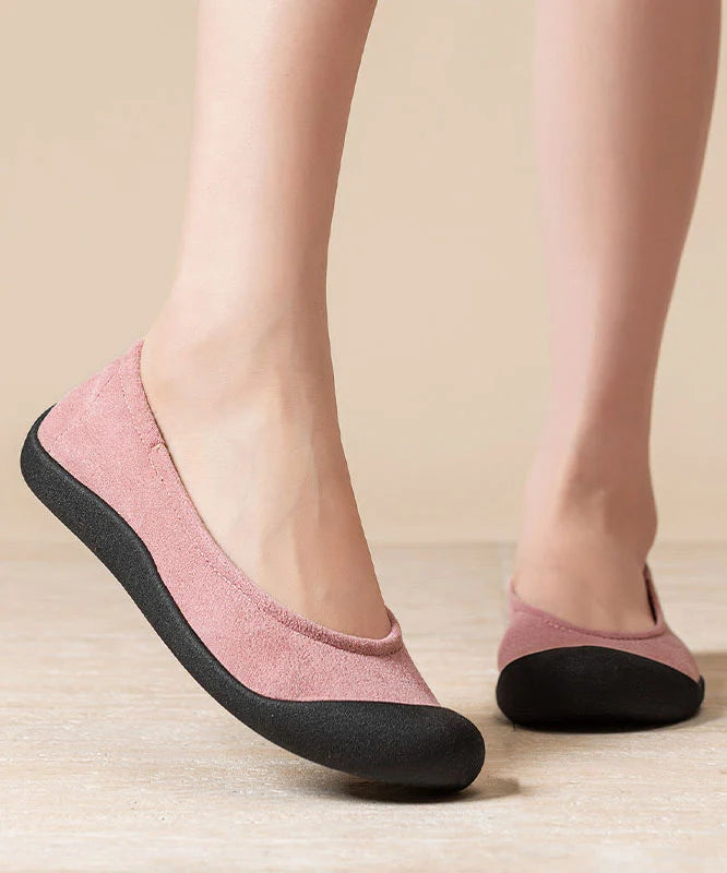 Chaussures plates pour femmes style empiècements 1