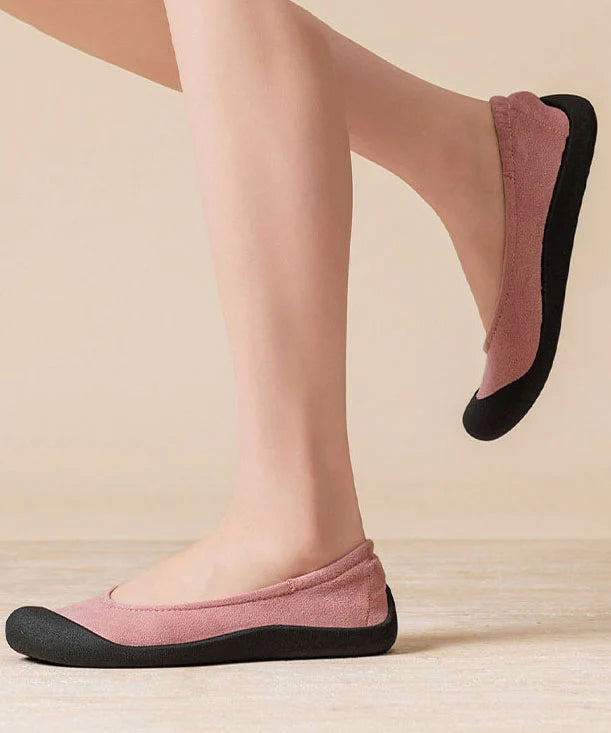Chaussures plates pour femmes style empiècements 4
