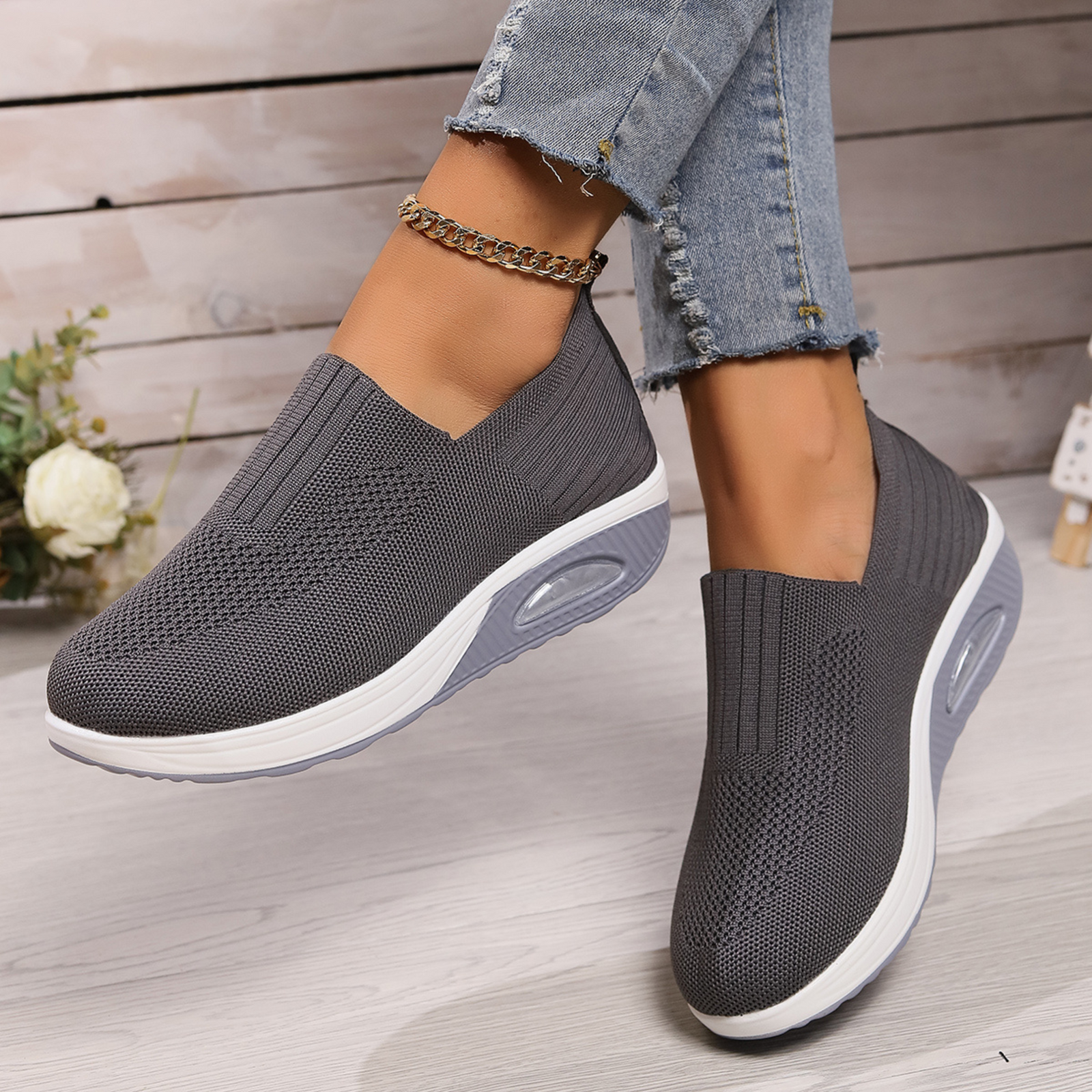 Chaussures pour Femmes Sneakers Orthopédiques Confortables et Tendance 8