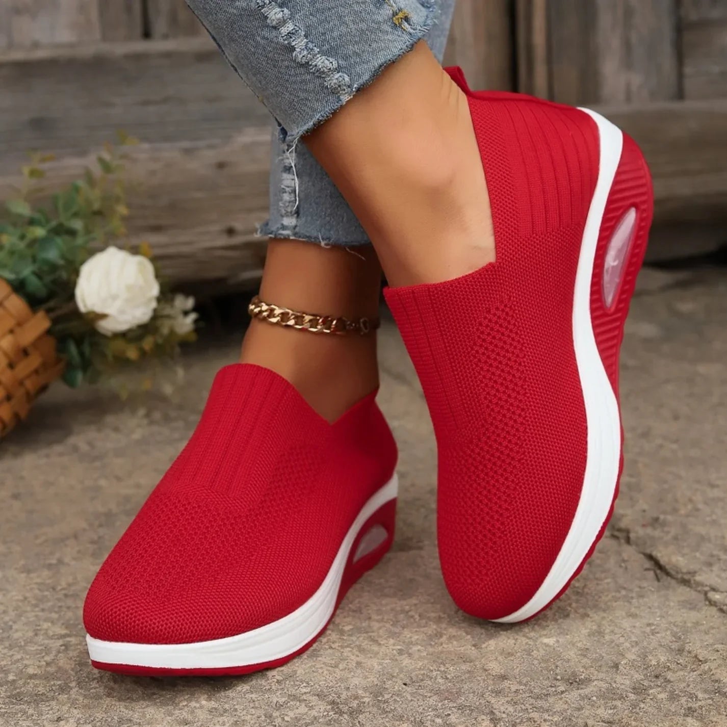 Chaussures pour Femmes Sneakers Orthopédiques Confortables et Tendance 9