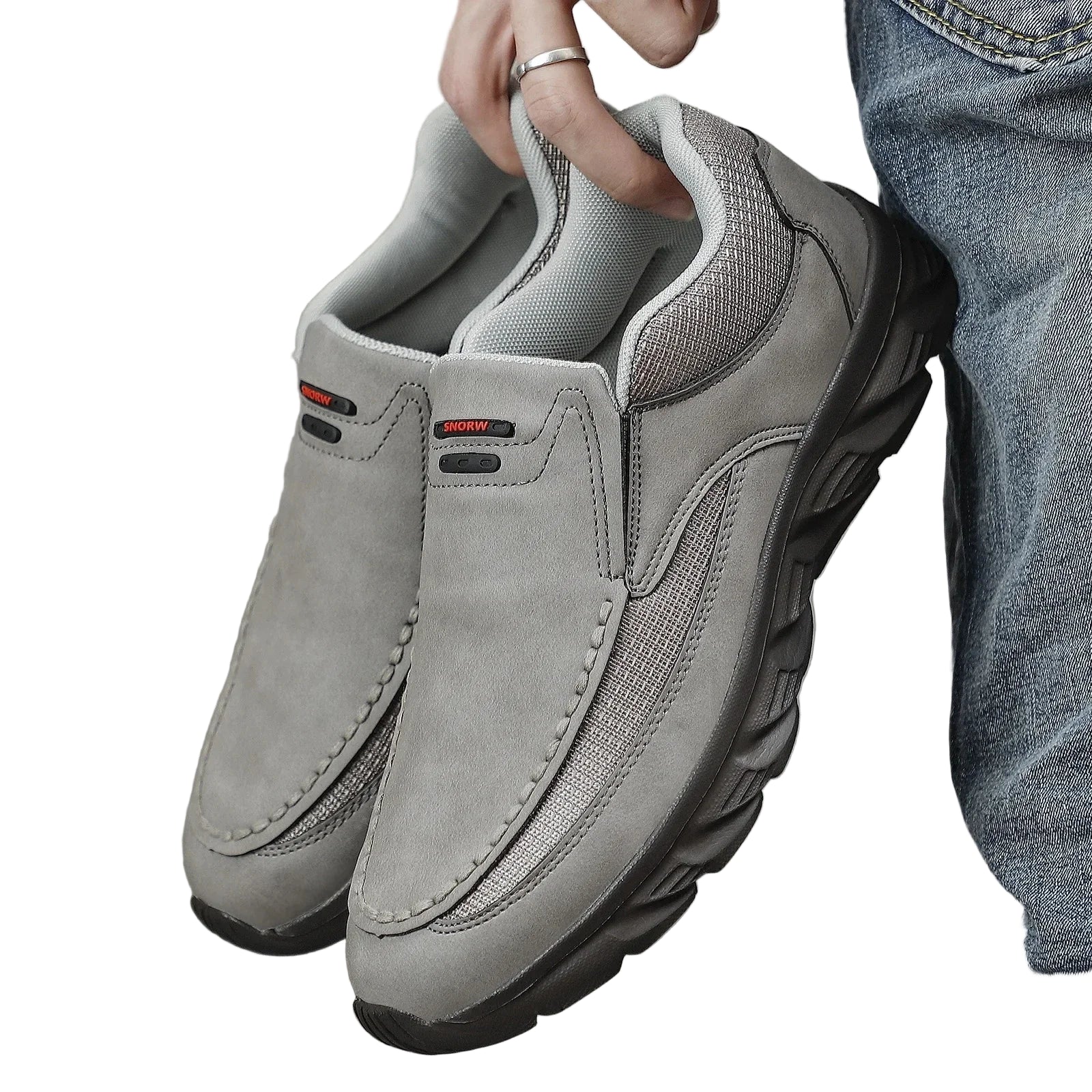 Chaussures pour Hommes Mocassins Décontractés en Cuir 0