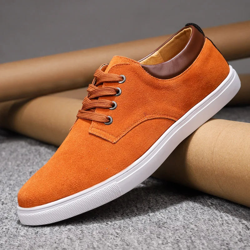 Chaussures pour Hommes en Daim Confortables 12