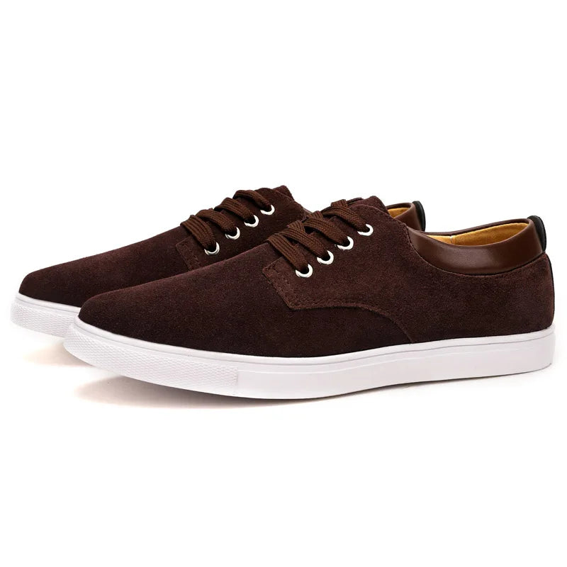 Chaussures pour Hommes en Daim Confortables 8