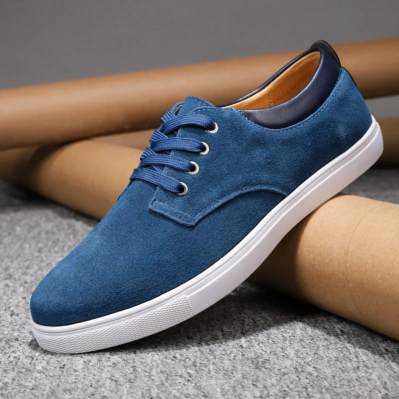 Chaussures pour Hommes en Daim Confortables 9