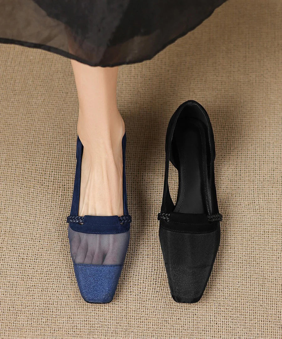 Chaussures pour femme ajourées avec talon compensé 4