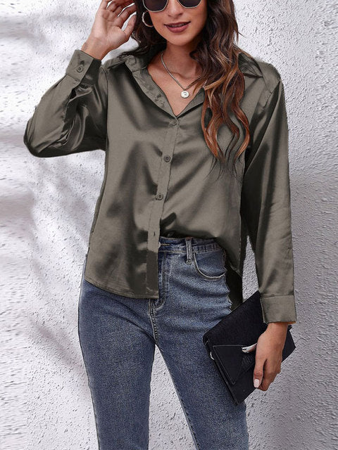 Chemise Classique pour Femmes Manches Longues 14