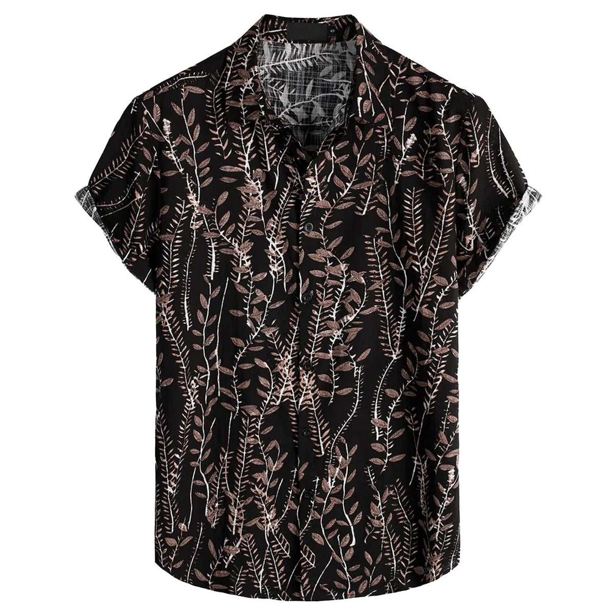 Chemise Décontractée Homme Imprimé Hawaïen Style Unique 4