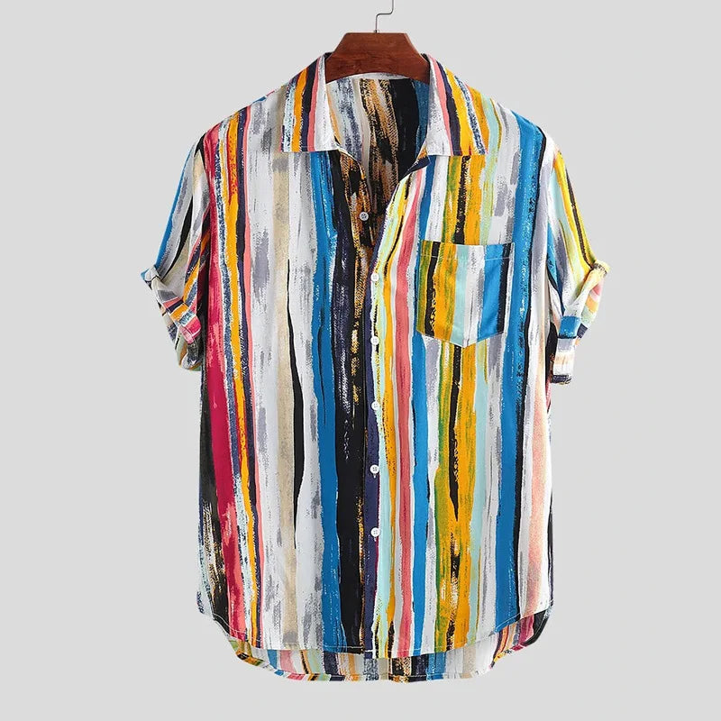 Chemise Décontractée pour Homme Style Coloré 2