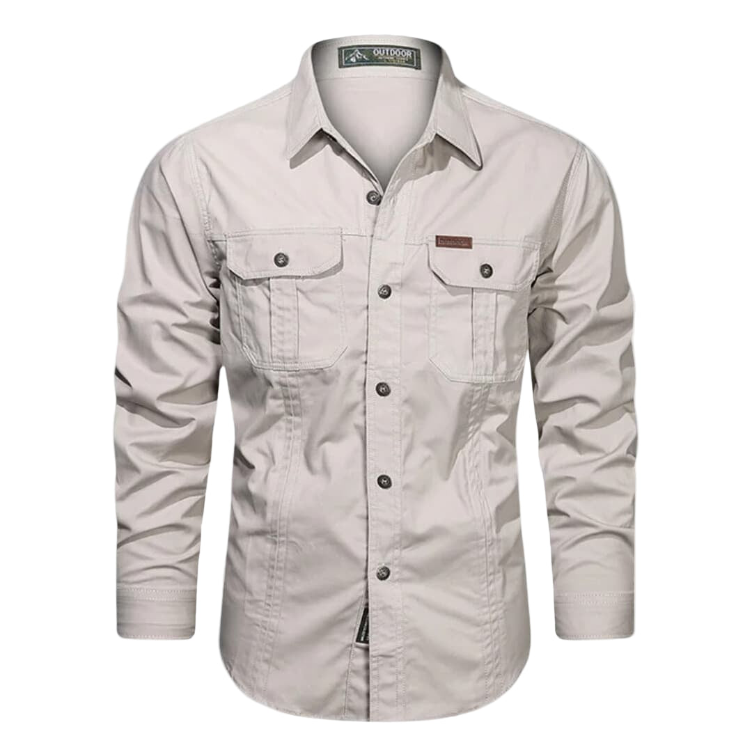Chemise Décontractée pour Hommes Style Cargo Moderne 0