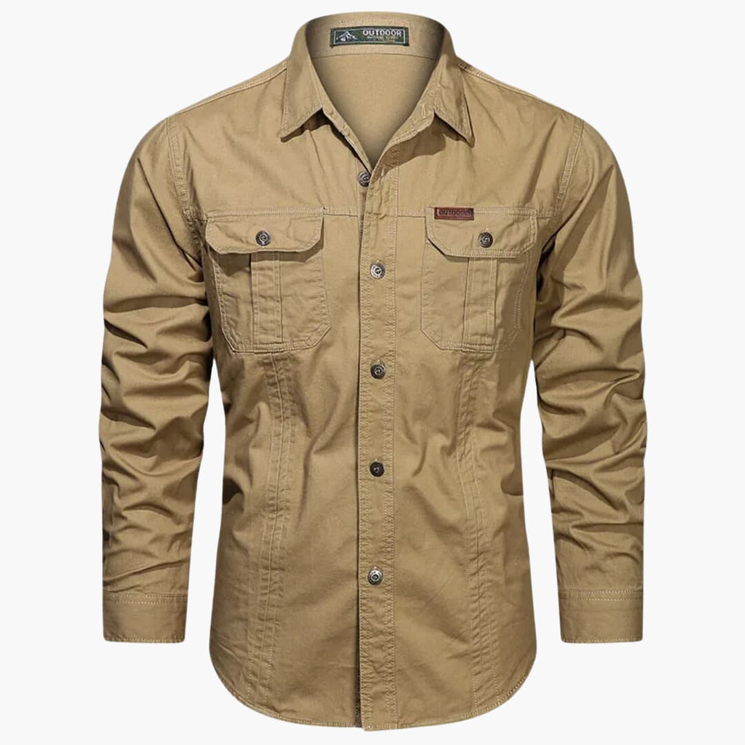 Chemise Décontractée pour Hommes Style Cargo Moderne 1