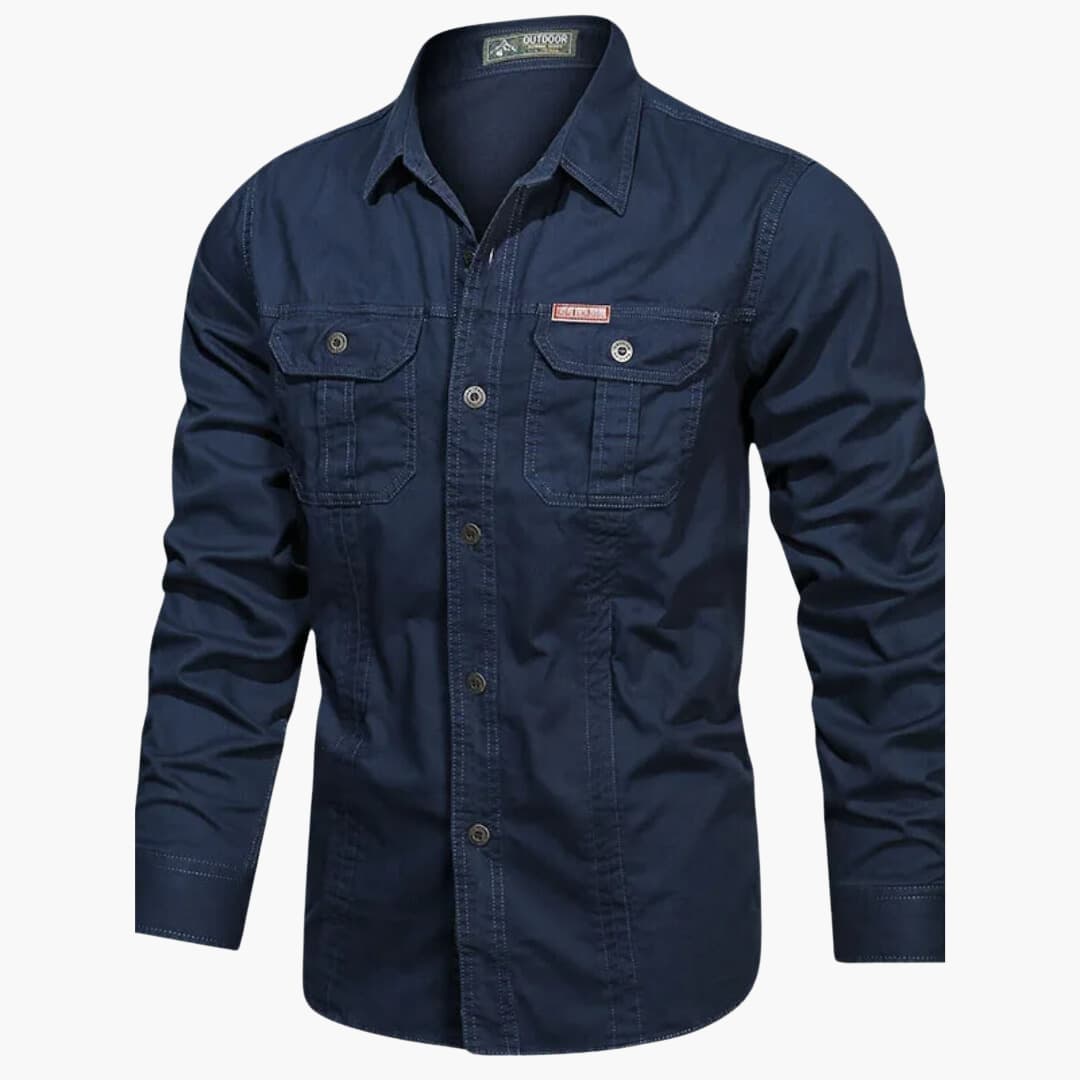 Chemise Décontractée pour Hommes Style Cargo Moderne 2